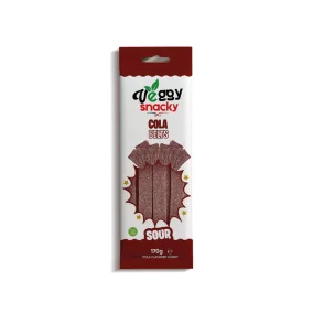 Veggy gumicukor cola sour belts 170 g