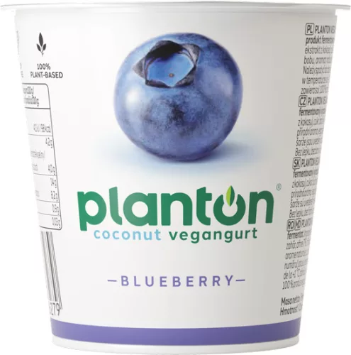 Planton kókuszos vegángurt áfonya 150 g