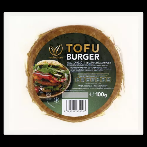 Real Nature tofu burger 100 g