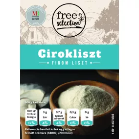 Free selection gluténmentes cirokliszt 500 g