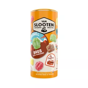   Van Slooten gluténmentes és vegán savanyú gumicukor travel bags 340 g