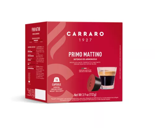 Carraro primo mattino kávékapszula dolce gusto kompatibilis 16 db