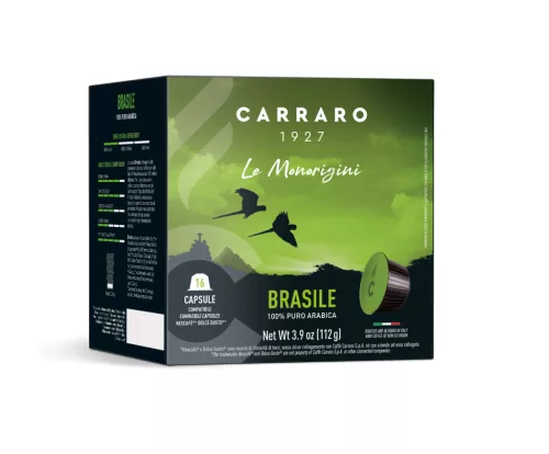 Carraro brasile kávékapszula dolce gusto kompatibilis 16 db