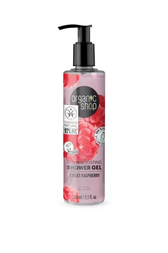 Organic Shop “sense boosting” tusfürdő málnával 280 ml