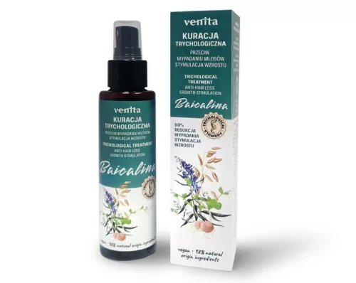 Venita trichológiás hajnövekedést stimuláló terápiás hajelixír 100 ml