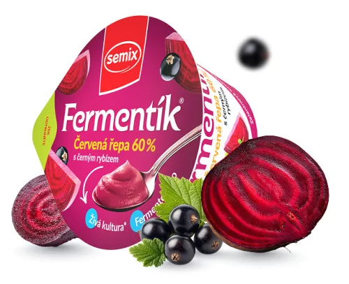 Semix fermentik zöldséges zabgurt cékla-fekete ribizli 150 g