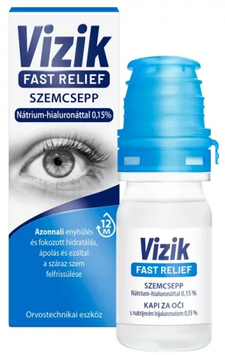 Vizik szemcsepp fast relief 10 ml