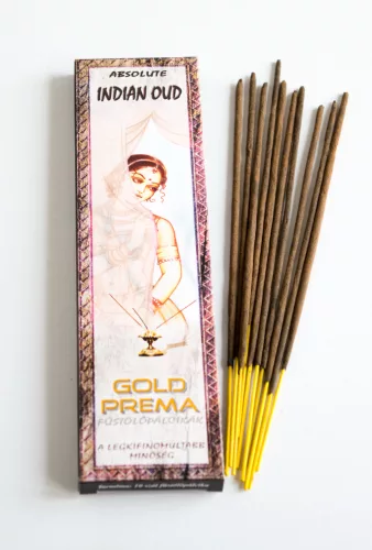 Füstölő gold prema indian oud 10 db