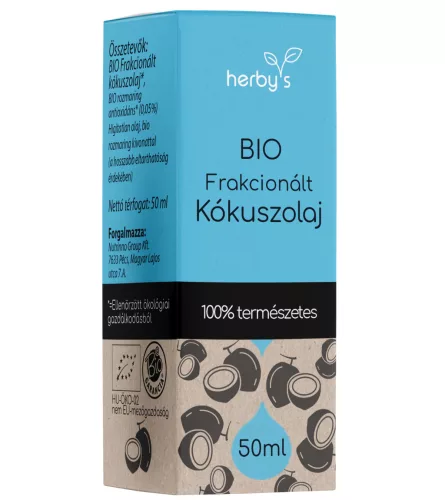 Herbys bio frakcionált kókuszolaj 50 ml