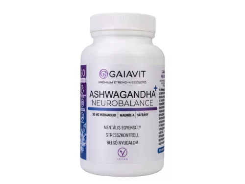 Gaiavit ashwagandha neurobalance komplex kapszula 60 db