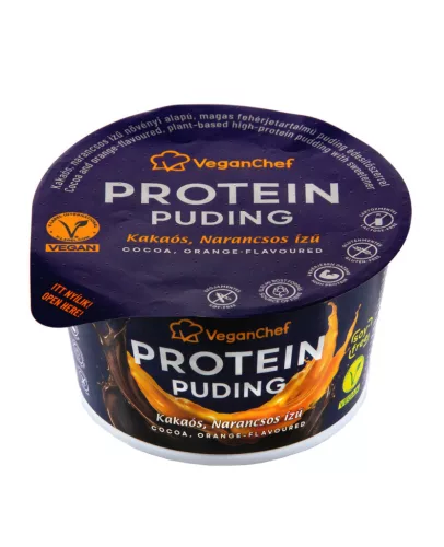 Veganchef kakaós-narancsos protein puding 175 g