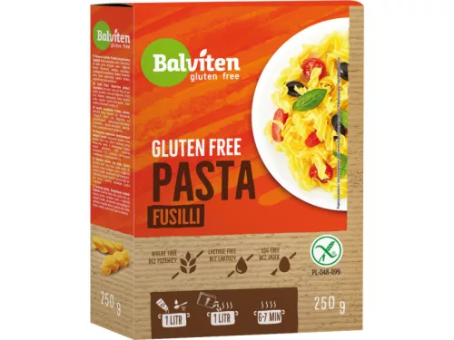 Balviten gluténmentes száraz tészta fussili 250 g