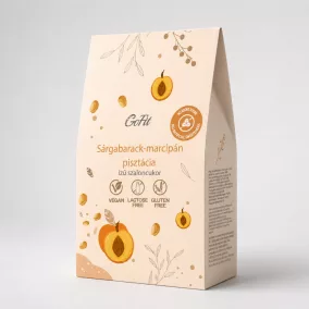   Avena Gofit gluténmentes sárgabarack-marcipán ízű szaloncukor (hozzáadott cukor mentes, édesítőszerrel) 225 g