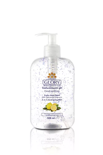 Glory kézfertőtlenítő gél citrom 500 ml