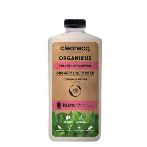 Cleaneco organické tekuté mydlo 1 l – v kompostovateľnom obale
