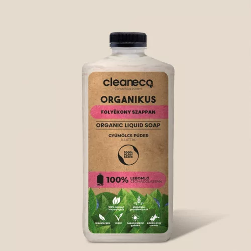 Cleaneco organické tekuté mydlo 1 l – v kompostovateľnom obale
