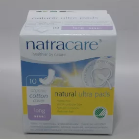 Natracare bio betét szárnyas hosszú 10 db