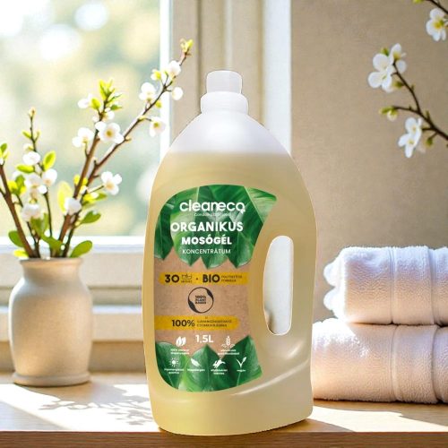 Cleaneco - organikus univerzális mosógél koncentrátum 1,5l - újrahasznosított csomagolásban