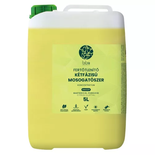 Cleaneco Kétfázisú fertőtlenítő mosogatószer Cleaneco 5L
