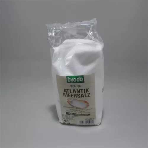 Byodo bio atlantická morská soľ jemne mletá 1000 g