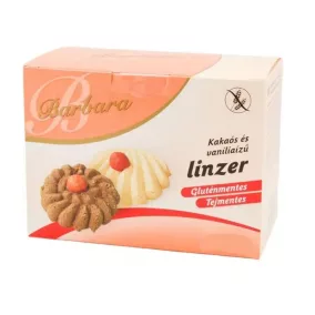   Barbara gluténmentes kakaós és vanília ízű linzer 150 g