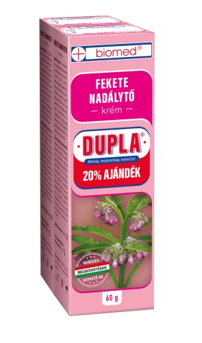 Biomed fekete nadálytő krém dupla 2x60g 120 g