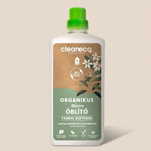 Cleaneco - bio zéró öblítő - illatmentes 1l - komposztálható csomagolásban