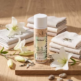   Herbow 3in1 Öblítő és kondicionáló mosóparfüm koncentrátum White Tea & Lily 200 ml Új illat