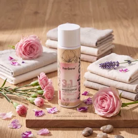   Herbow 3in1 Öblítő és kondicionáló mosóparfüm koncentrátum Floral Goodness 200 ml Új illat