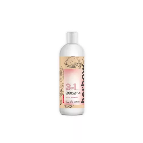 Herbow 3in1 Öblítő és kondicionáló mosóparfüm koncentrátum Floral Goodness 1000 ml Új illat