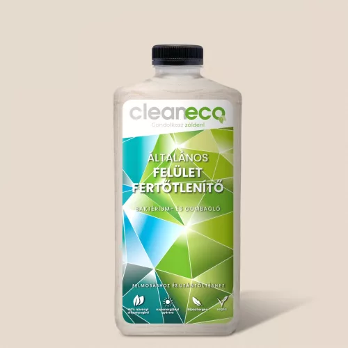 Cleaneco – univerzální dezinfekční prostředek na povrchy 1 l – v kompostovatelném obalu