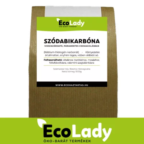 EcoLady Natron – 1000 g – in wiederverschließbarer, feuchtigkeitsfreier Verpackung