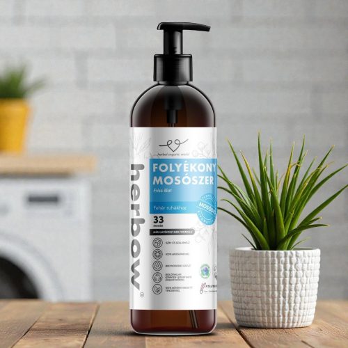 Herbow folyékony mosószer fehér ruhákhoz-friss illat1000 ml