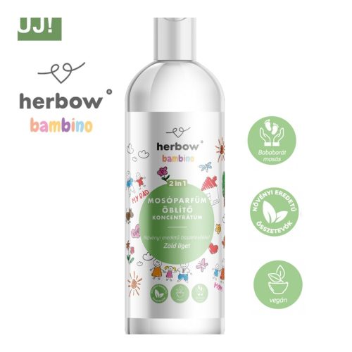 Herbow Bambino 2in1 mosóparfüm - öblítő koncentrátum zöld liget illattal 1000 ml