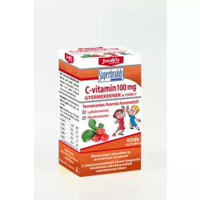   Jutavit c-vitamin 100mg gyerek és family acerola kivonattal 60 db