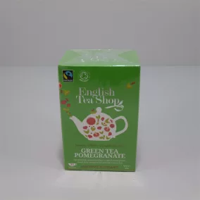 English Tea Shop bio zöld tea gránátalma 20x1,5g 30 g