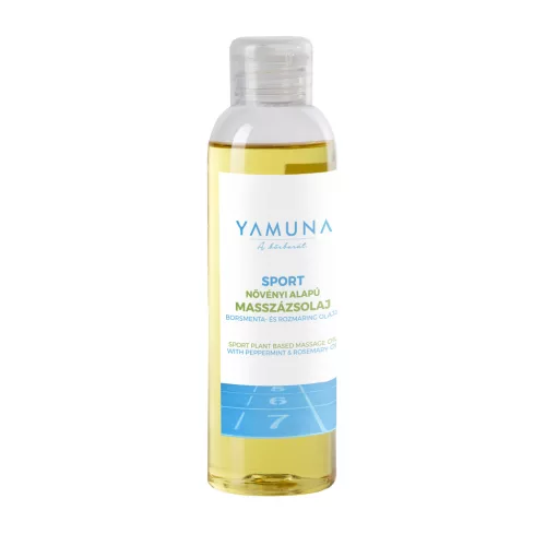 Yamuna növényi masszázsolaj Sport, borsmenta-rozmaring olajjal 250ml