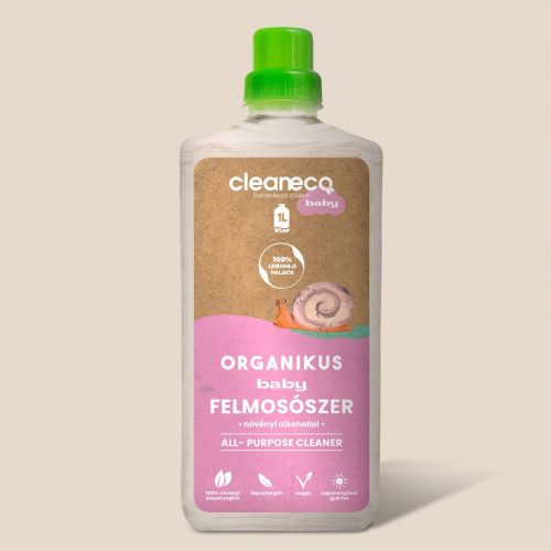 Cleaneco - baby organikus felmosószer 1l - komposztálható csomagolásban