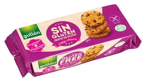 Gullón gluténmentes keksz chip choco étcsokoládé darabokkal 125 g
