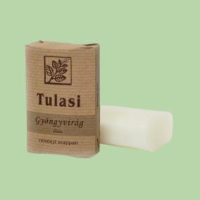 Tulasi Ovális Szappan - Gyöngyvirág 100g 