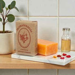 Tulasi Aromaterápiás Szappan - Geránium 90g