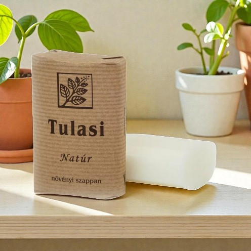 Tulasi Ovális Szappan - Natúr 100g 