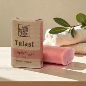 Tulasi Ovális Szappan - Csipkebogyó