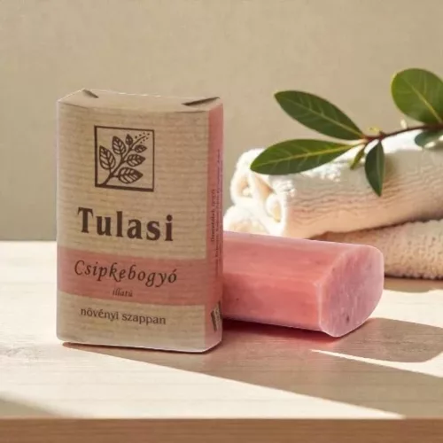 Tulasi Ovális Szappan - Csipkebogyó
