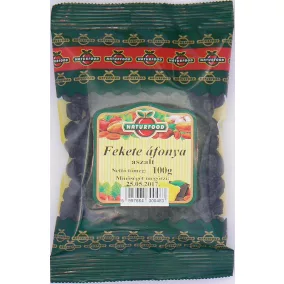 Naturfood aszalt fekete áfonya 100 g