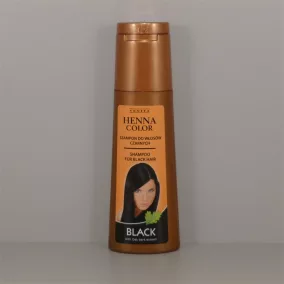 Henna Color hajsampon fekete árnyalatú hajra 250 ml