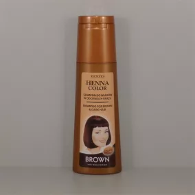   Henna Color hajsampon barna és piros árnyalatú hajra 250 ml