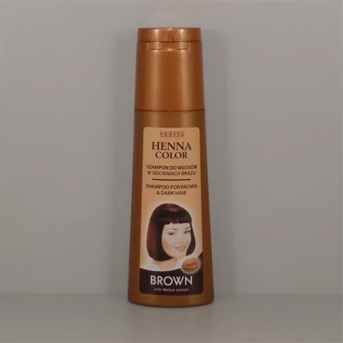 Henna Color hajsampon barna és piros árnyalatú hajra 250 ml