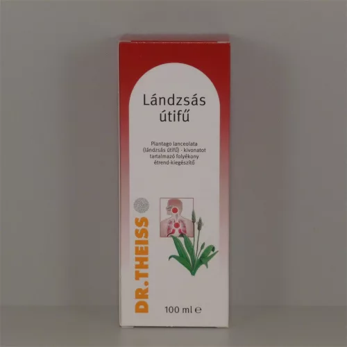 Dr.Theiss lándzsás Plantago utifű folyékony-étrendkiegészítő 100 ml