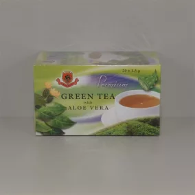 Herbex prémium tea zöldtea aloe verával 20x1,5g 30 g